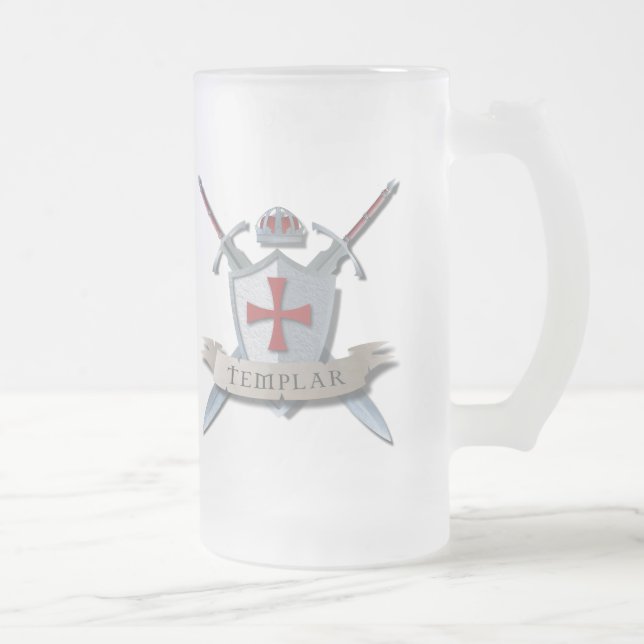 Templer-Tasse Mattglas Bierglas (Rechts)