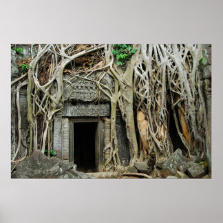 temples angkor poster
