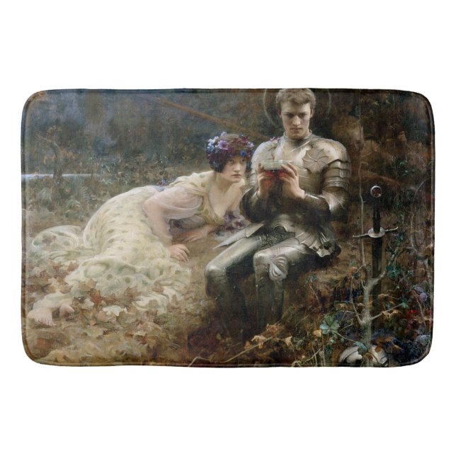 Tempo von Sir Percival (mittelalterlicher Ritter) Badematte (Vorderseite)