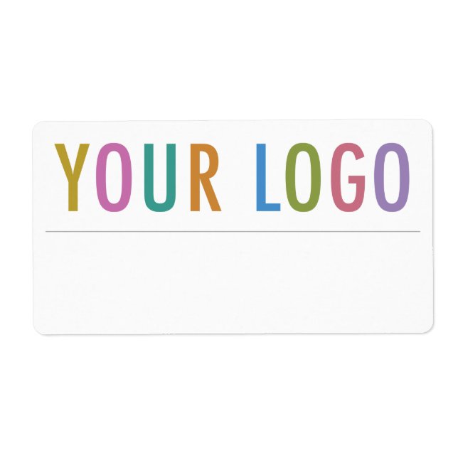 Temporäre Namensmarken mit Logo-Aufklebern Name-Ab (Vorne)