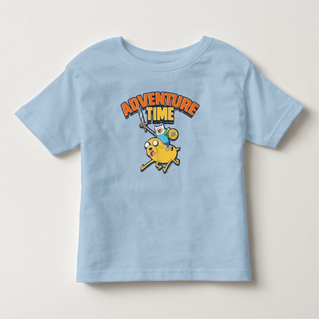 Temps d'aventure | T-Shirt Finn Riding Jake (Devant)