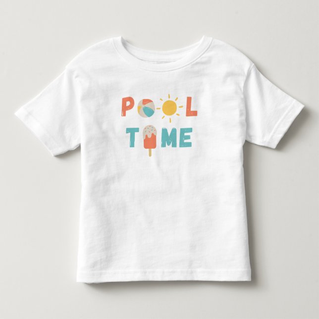 temps de la piscine. Tablette Tops & T-Shirts (Devant)