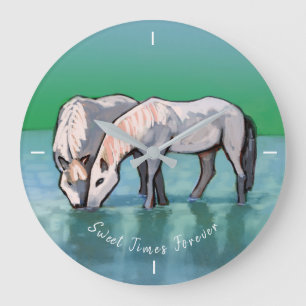 Temps doux pour une grande horloge