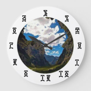 Temps éthiopien de l'Afrique - (grande) horloge