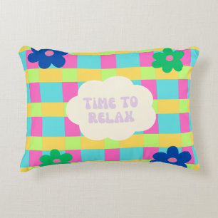 Temps pour se détendre coussin design