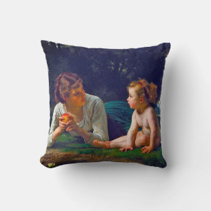 Temptation, Bouguereau Kissen