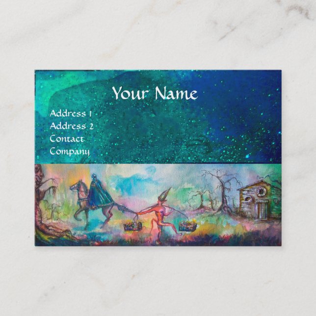 TEMPTATION Dunkler Ritter, Teufelskreis Schatz, Na Visitenkarte (Vorderseite)