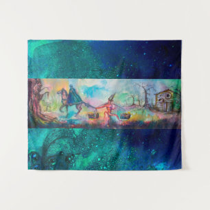 TEMPTATION Dunkler Ritter und Teufelskreis Schatz, Wandteppich