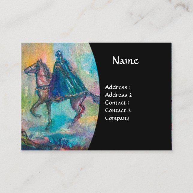 TEMPTATION Monogramm Visitenkarte (Vorderseite)