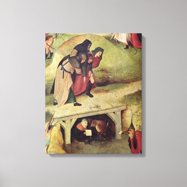 Temptation von St. Anthony Leinwanddruck (Vorderseite)