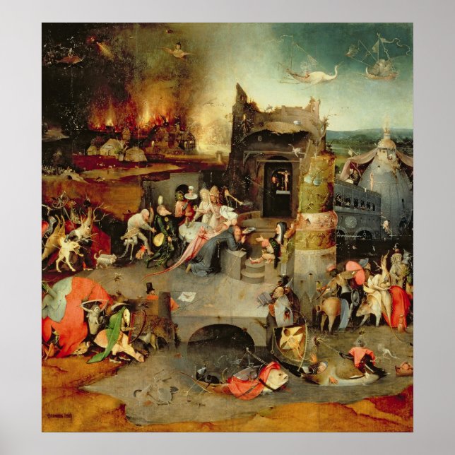 Temptation von St. Anthony Poster (Vorne)