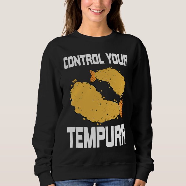 Tempura Pun Costume Shrimp And Seafood Sweatshirt (Vorderseite)