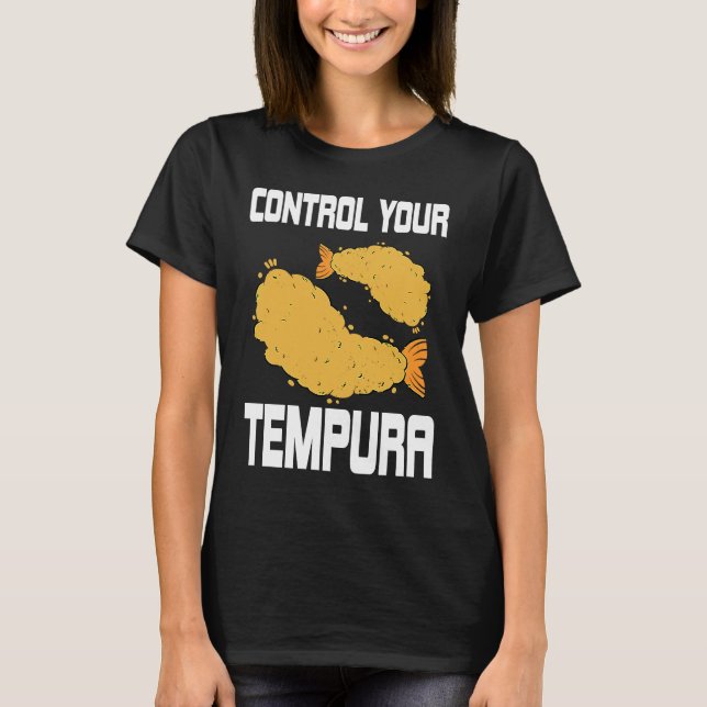 Tempura Pun Costume Shrimp And Seafood T-Shirt (Vorderseite)