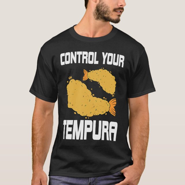 Tempura Pun Costume Shrimp And Seafood T-Shirt (Vorderseite)