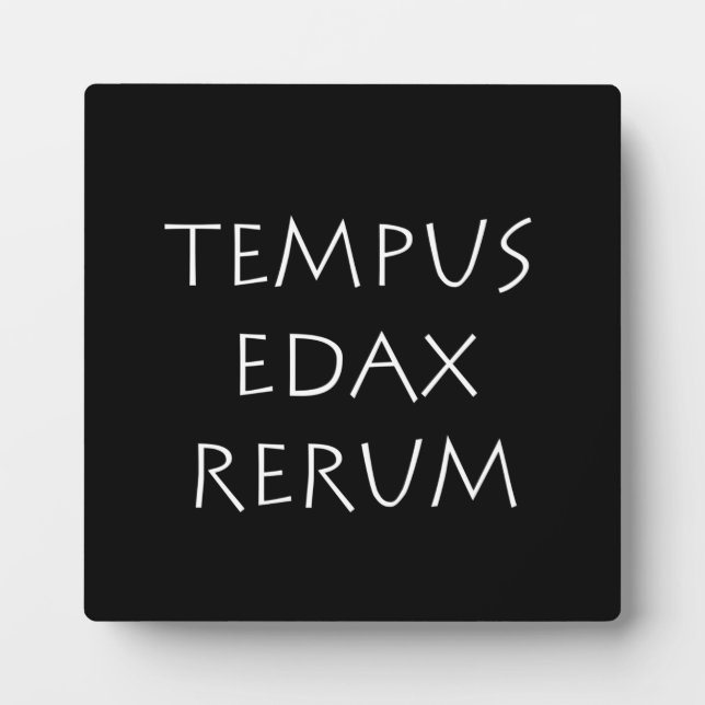 Tempus edax rerum fotoplatte (Vorderseite)