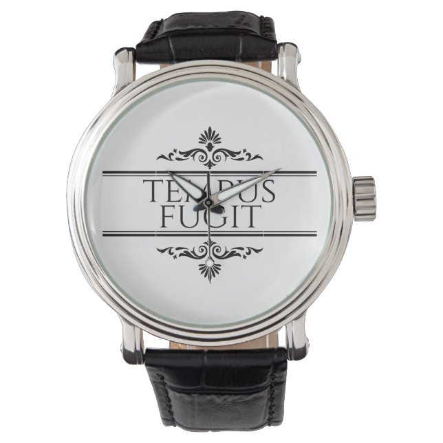 Tempus Fugit Armbanduhr (Vorderseite)