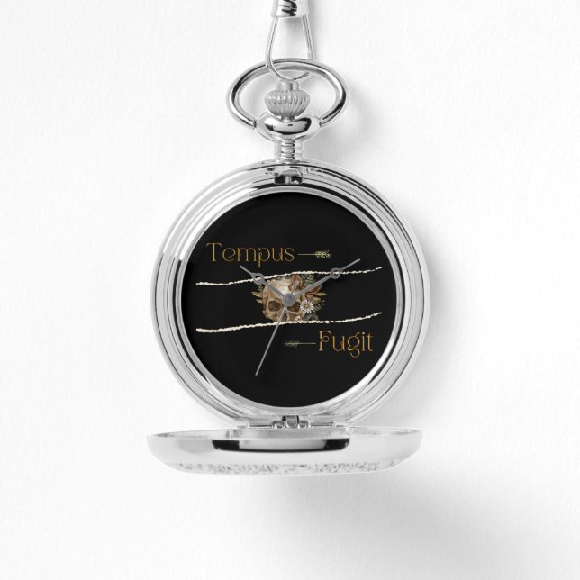 Tempus fugit armbanduhr (Vorderseite)