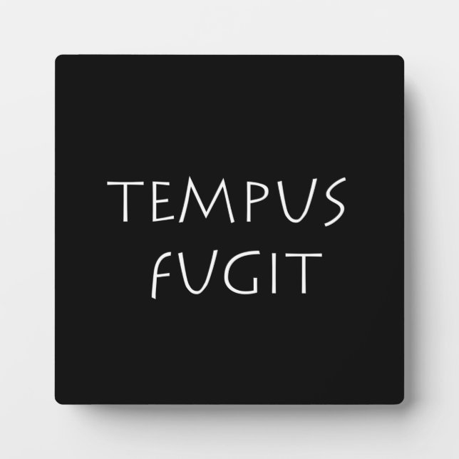 Tempus fugit fotoplatte (Vorderseite)