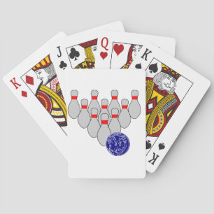 Ten Pin Bowling Playing Cards Spielkarten