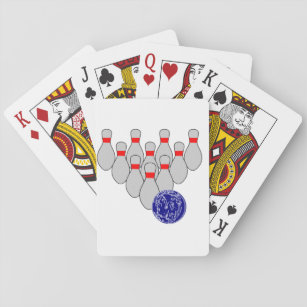 Ten Pin Bowling Playing Cards Spielkarten