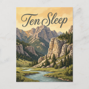 Ten Sleep, Wyoming Postkarte