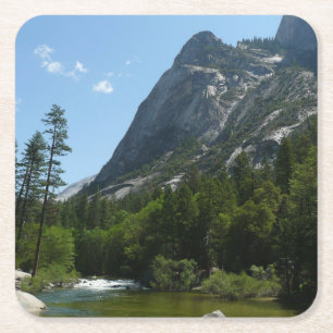 Tenaya Creek im Yosemite National Park Rechteckiger Pappuntersetzer