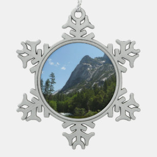 Tenaya Creek im Yosemite-Nationalpark Schneeflocken Zinn-Ornament