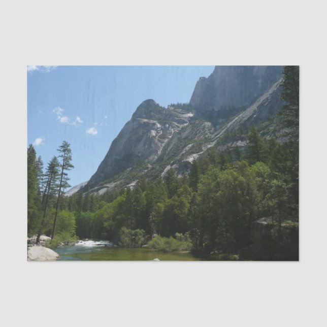 Tenaya Creek im Yosemite-Nationalpark Seidenpapier (Vorderseite)