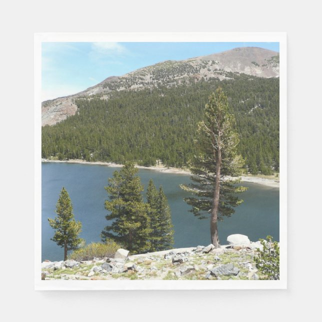 Tenaya Lake on Yosemite National Park Serviette (Vorderseite)
