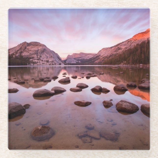 Tenaya See Glasuntersetzer (Vorderseite)