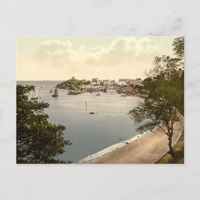 Tenby, Pembrokeshire, Wales Postkarte (Vorderseite)
