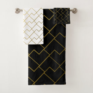 Tendance Chic Carrelage d'or géométrique Motif Bai