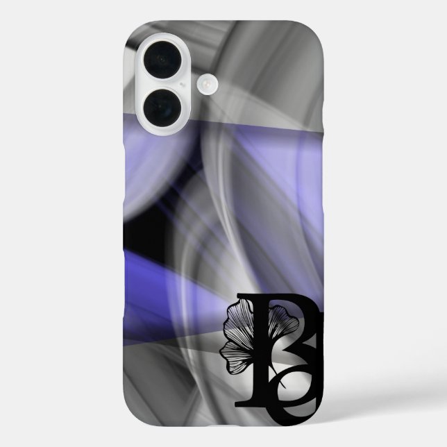 Tendance coque iphone Abstrait Lavender Violet (Verso)