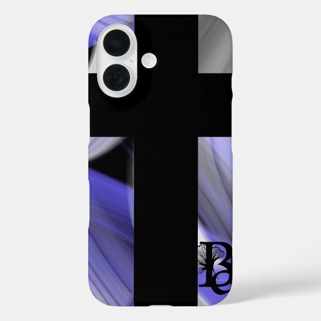 Tendance coque iphone Abstrait Lavender Violet (Verso)