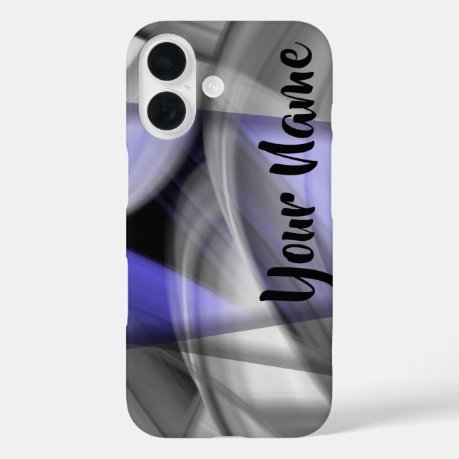 Tendance coque iphone Abstraite Lavender Violet (Verso)