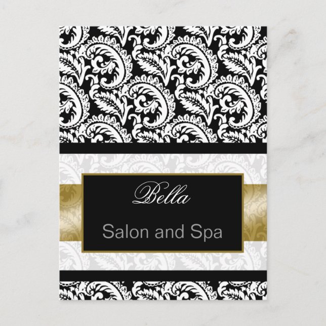 tendance damask or business ThankYou Cartes (Devant)