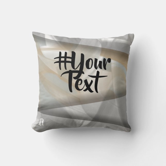 Tendance intérieure Abstraite coussin Sandy Tornad (Recto)