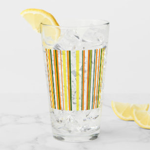 Tendance moderne Orange Jaune Blanc Trappe Verre