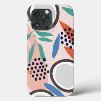 Tendance rose vert bleu bleu coco Coque dur