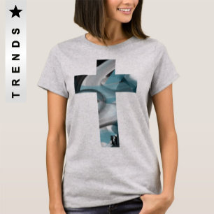 Tendance T-shirt Océan bleu Abstrait