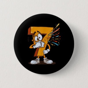 Tendenz 67 Lustige Kranke Sieben Halloween-Outfit Button