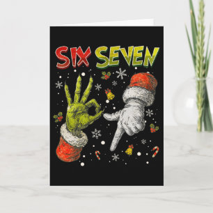 Tendenz Sechs Sieben Meme Weihnachten 67 Xmas Männ Karte