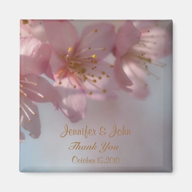 Tender Dream Gastgeschenk Hochzeit Magnet (Vorne)