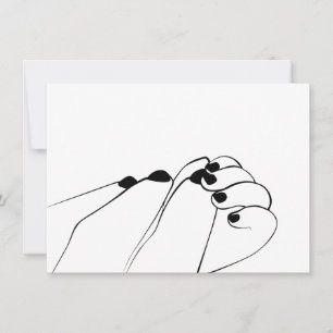 Tender Monochrome Mum Baby Hands