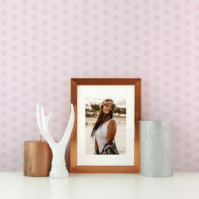 Tender Pastel Pink Lila Punkt Tapete (Von Creator hochgeladen)