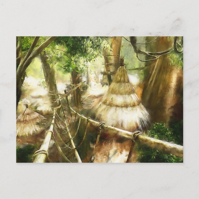 Tendrel Village Postkarte (Vorderseite)