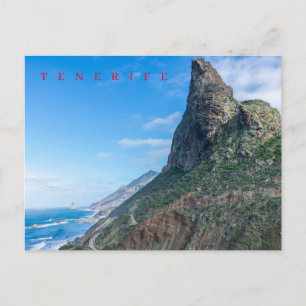 Tenerife Anaga Monts vue carte postale