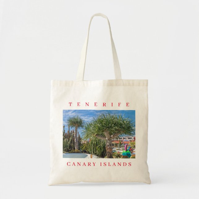 Tenerife arbres vue sac fourre-tout (Devant)