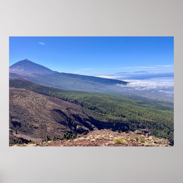 Tenerife Blick Poster (Vorne)
