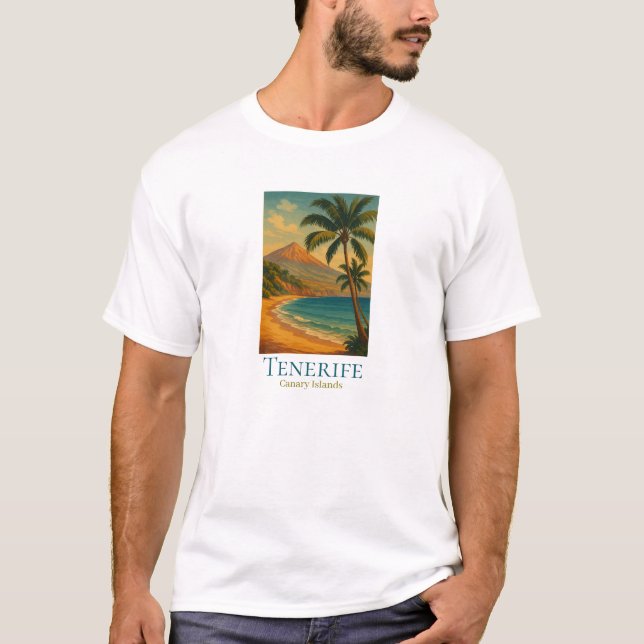 Tenerife Canary Islands Mount Teide Spanish Island T-Shirt (Vorderseite)